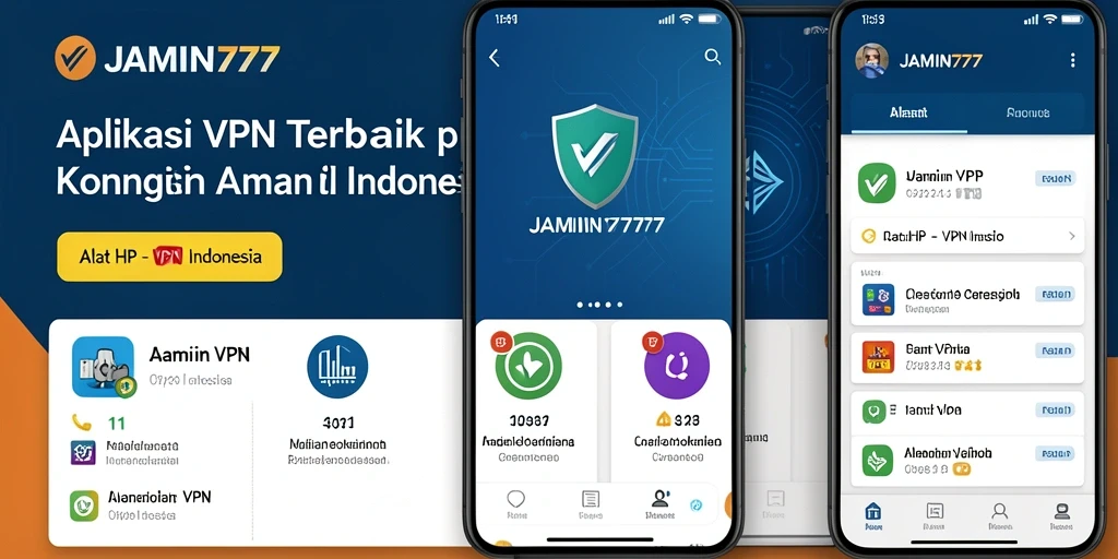 Tampilan antarmuka aplikasi JAMIN777 yang intuitif dan menarik.