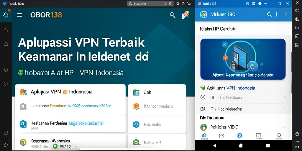 Tampilan antarmuka OBOR138 yang sederhana dan efisien.