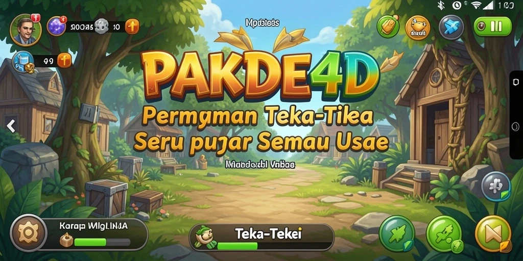 Antarmuka permainan Teka-Teki PAKDE4D yang interaktif dan menarik.