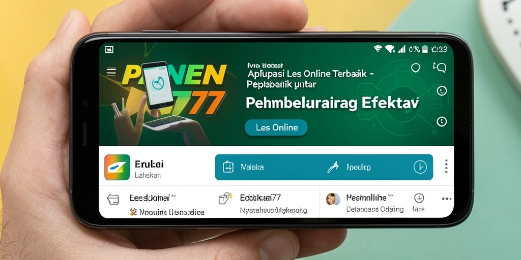 Tampilan antarmuka pengguna PANEN77 yang intuitif dan menarik.