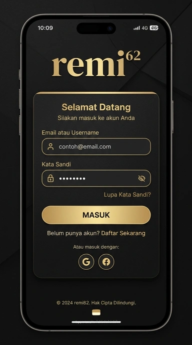 Masuk ke Akun remi62 Anda dengan Mudah
